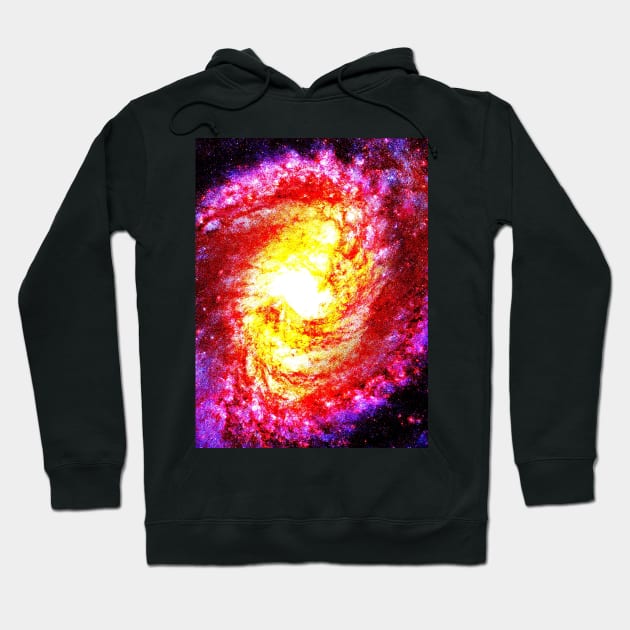 Spiral Galaxy M83, Hubble Space Telescope Hoodie by outerspacetshirt